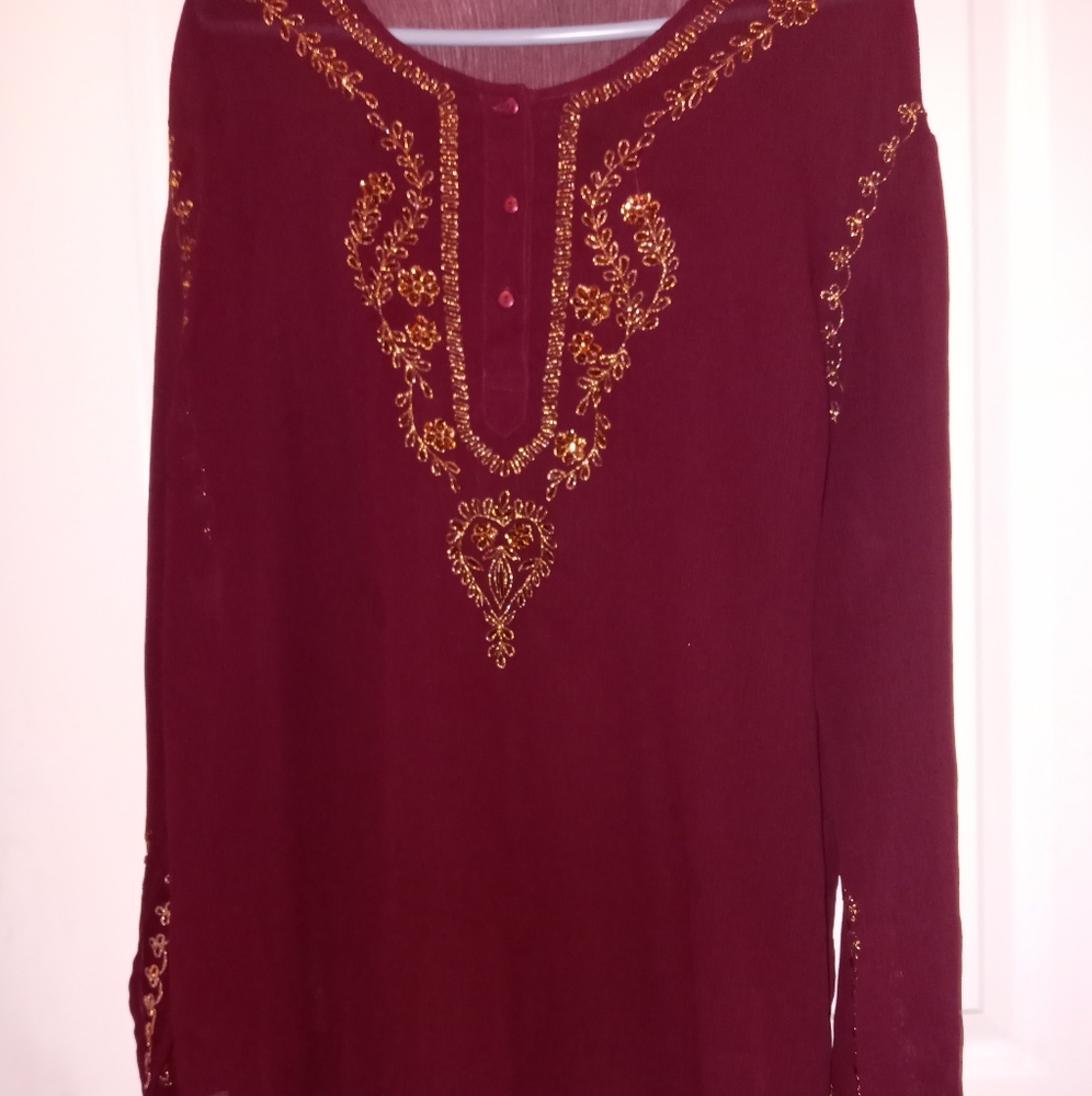 Sheer top sz 2x